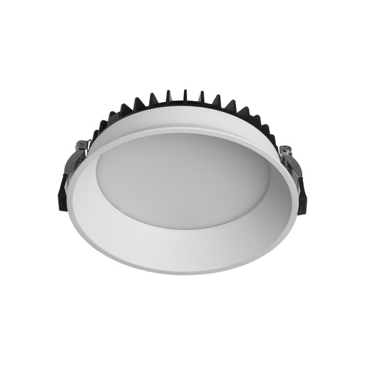 [VK-TIEF-BL-10W-3000k 220v IP44] Tief Embutido Circular Led 10W Ip44 3000k 220v Blanco