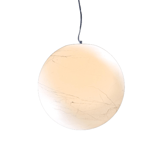 [VK-BULAN S-500] Bulan S Colgante Globo 1 Luz E27 Ip20 Di.500mm Blanco