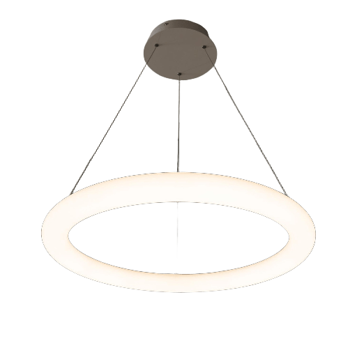 [VK-ROND S-40W-DIMT-BL-3000K-220V] Rond Colgante Aro Led 40W 3000k 220v Ip20 Dimerizable Di.600mm Blanco