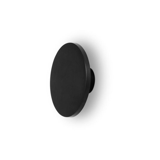 [VK-YIKA P-NG-8W-3000K] Yika Aplique Exterior Circular Luz Indirecta Led 8W 3000K 220v Ip44 Di.150Mm Negro 