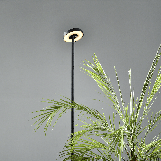 [VK-INVISIBLE-12W-NG-2700K-220V] Invisible Jabalina Led Cri80 12W 100º 2700K 220V Ip65 H.506-906-1306Mm Negro 