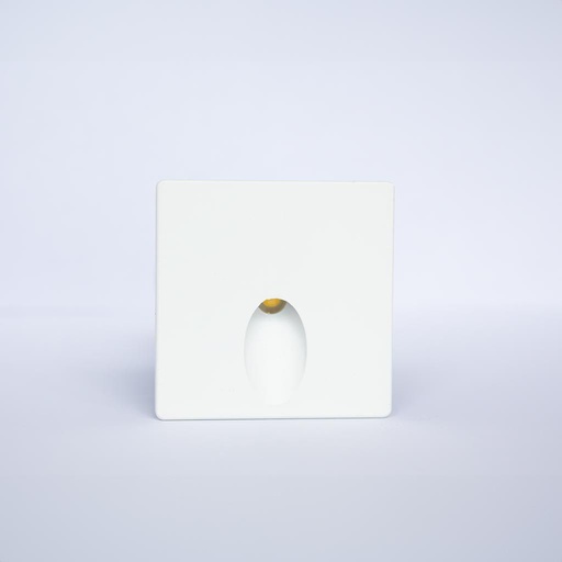 [VK-ZENIT Q65-1W-BL-3000K-220V] Zenit Q65 Embutido de Pared Exterior Led 1W 3000k 90º 220v Ip65 Blanco