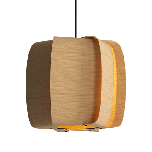 [ALBA 40 WEN] Alba 40 Colgante Madera Reconstituida Di.40cm E27 Wenge