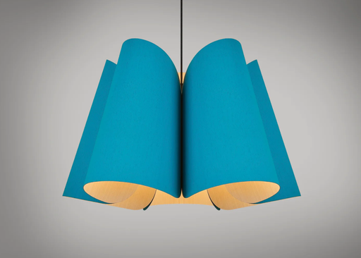 [JULIETA 50 COLOR] Julieta 50 Colgante Madera Reconstituida Di.50cm E27 Colores