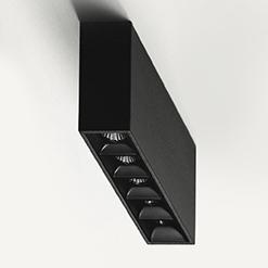 [MX5B-930-18-RB-SB] Runner X Pro Surface Plafon Led 10w CRI90 3000K 18º Dim Triac Negro/Negro