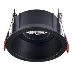 [G24] Adar-NN Embutido Movil Redondo Gu10 Par16 Aluminio Ø85x59 Negro/Negro