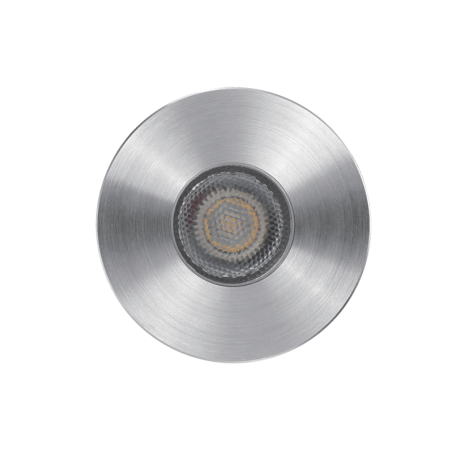 [EP-827-24G-3W-A] Saman Embutido de Piso Redondo Led 3w CRI80 2700K 30º 24V Ip67 Dim Triac Acero