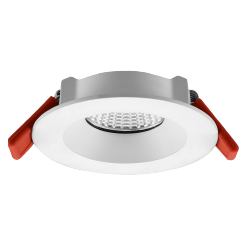 [G1] Tevet-R Embutido Fijo Redondo Gu10 Par16 Aluminio Ø90x26 Blanco