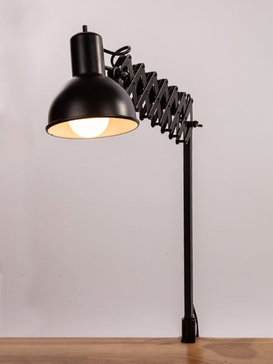 [204 NG] Extensible c/Morza 70cm E27 Negro