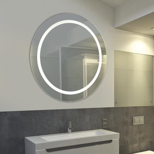 [ESPEJO-3] Espejo 3 Circular c/ Luz Touch Led 28W Por Dentro