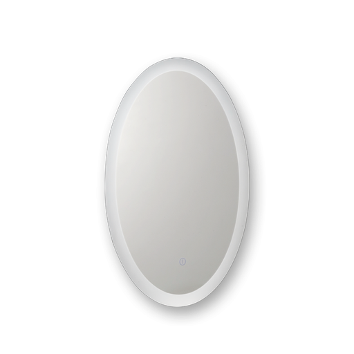 [ESPEJO-9] Espejo 9 Ovalado c/Luz Touch Led Calida 14W Lineal en todo su contorno 