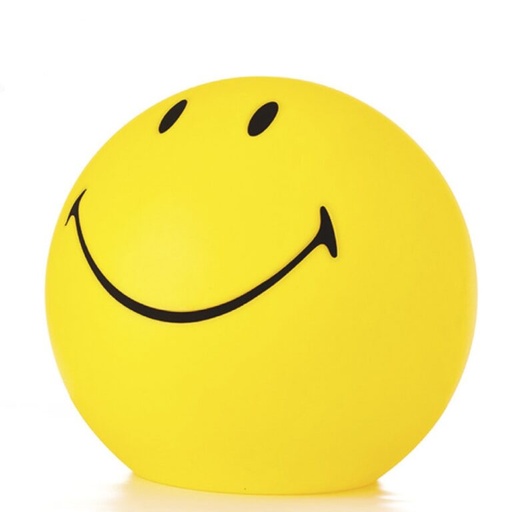 [093.] Carita Feliz Chica Apoyo E27 10W Di.25cm Amarilla