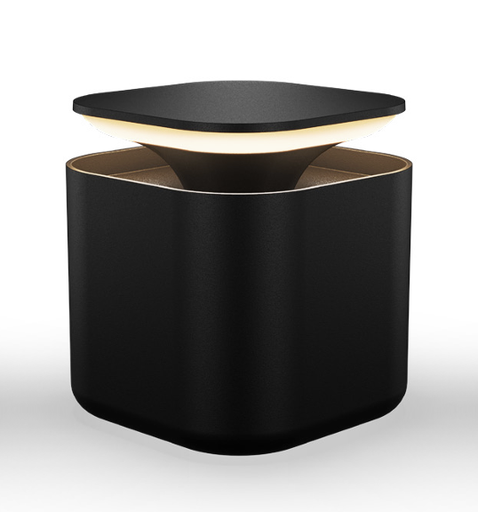 [18.AB06.0010.06] Rocco Lampara Mesa Exterior Led 2W 2200-2700K 349º IP54 Bateria 10-12Hs Negro Texturado