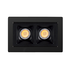 [MXB2-930-36-RB-MB] Runner X Pro Embutido Led 4w CRI90 3000K 36º UGR19 Dim Triac Negro/Negro