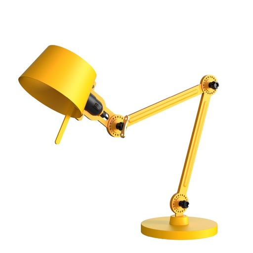 [TN-BOLT DESK SMALL 2ARM FOOT-AM-E27-220V] Bolt Desk Lampara de Escritorio Brazo Articulado 1 Luz E27 IP20 h.57cm Amarillo