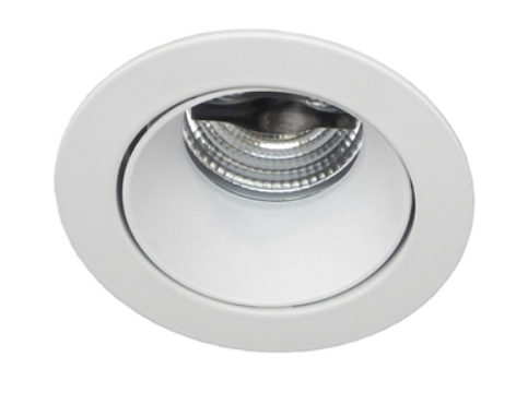 [GEU001.BB] Senso Embutido Redondo Movil Gu10 Par16 Di.85mm Blanco/Blanco