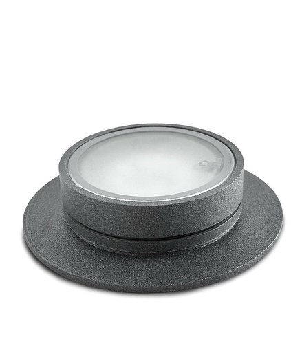 [D205 GR] Energy Aplique Circular Di.102X20mm Led 3W Calido c/Driver Gris Plata