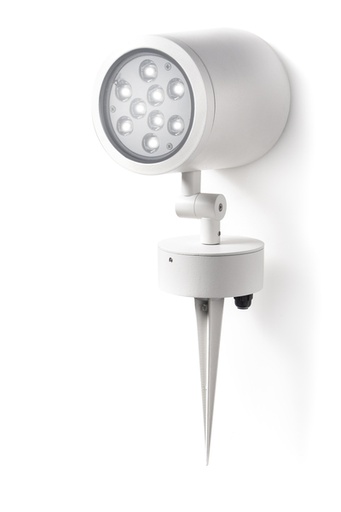 [D311-AR111 GU10 BL] Tekno Aplique C/Jabalina Di.120X370mm Ar111 Gu10 Blanco