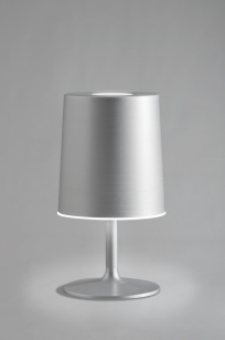 [HH04-04] Hi Hat Velador Pantalla Metal Di.22Cm E27 36W H.30Cm Gris Anodizado