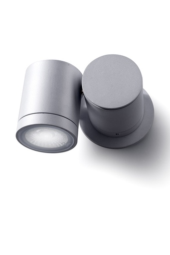 [D501 GG] Draco Aplique 1L C/Base Cilindrica Di.70Xh140mm Gu10 Grafito