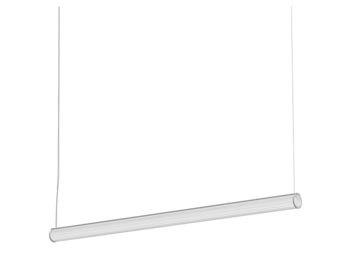 [VK-LINEAS GLAS S-23W-3000°K-24V] Lineas Glas S Colgante Tubo Led 23W 3000k 24V Ip20 Dimerizable Di.63x1200mm Blanco