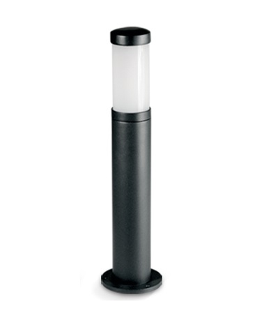 [2550/500.NT] Farolita Redonda C/Visor Opal E27 IP44 h.500mm Negro Texturado