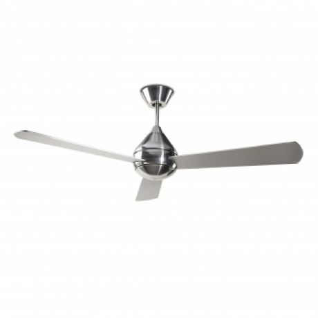 [V486305] Tupai Ventilador Plata 3P Reversibles Madera Oscura/Gris C/Control Remoto