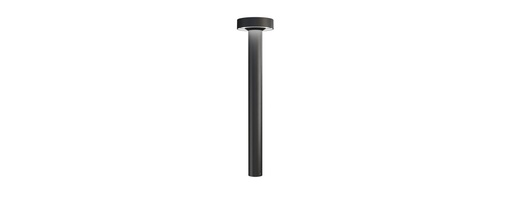 [18.AA75.0510.09] Llao Baliza Led 13W 3000K CRI90 IP65 H.59,7cm Gris Grafito