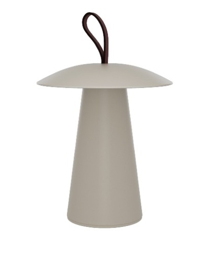 [18.AB01.0010.33] Lula Lampara Mesa Exterior Led 2W 2700K 98º IP54 Bateria 10Hs USB C Sand (arena)