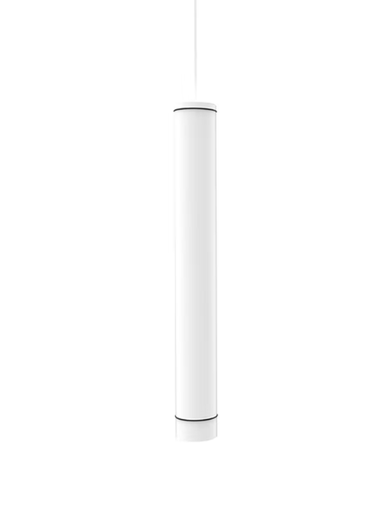 [CV04-02] Cavia Colgante Aluminio Di.6Xh.48Cm Gu10 10W Blanco Semimate