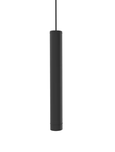 [CV04-03] Cavia Colgante Aluminio Di.6Xh.48Cm Gu10 10W Negro Semimate
