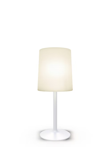 [HH12-02] Hi Hat Velador Translúcido Largo Di.20xh50cm E27 36W Blanco microtexturado