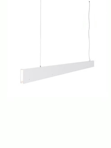 [ML01-02] Masterline Colgante Pantalla Metal Largo.180Cm Led 44,1W 3000K Blanco Semimate