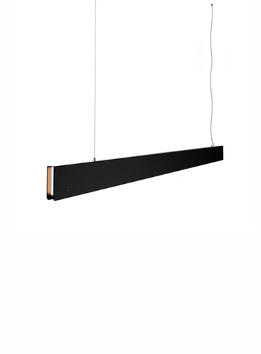 [ML02-03] Masterline Colgante Pantalla Metal Corto.120Cm Led 25,2W 3000K Negro Semimate
