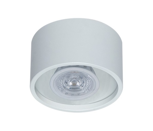 [1421.01] Onn Semi Embutido Redondo Fijo 1Luz PAR16 GU10 Di.95x55mm Blanco Texturado